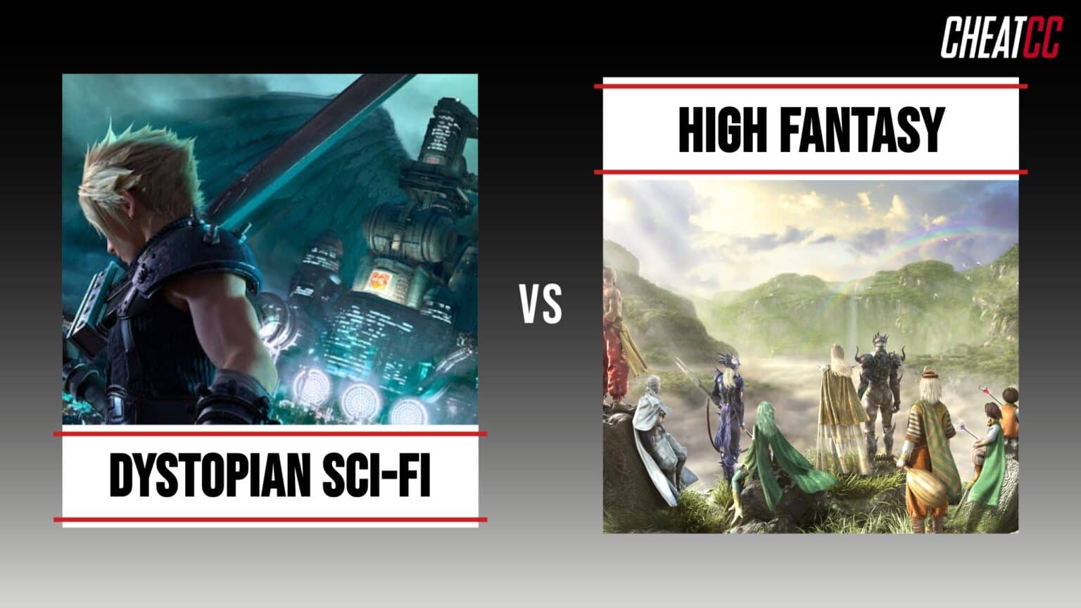 Dystopian Sci Fi Vs High Fantasy Which Is The Better Final Fantasy