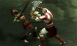 is there a way to make god of war chains of Olympus use the right