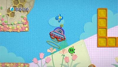 Kirby’s Epic Yarn screenshot