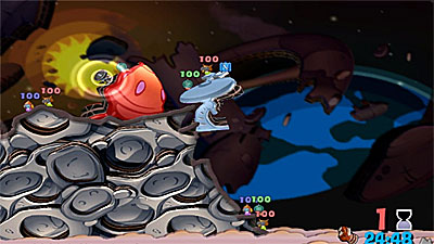 Worms: A Space Oddity screenshot