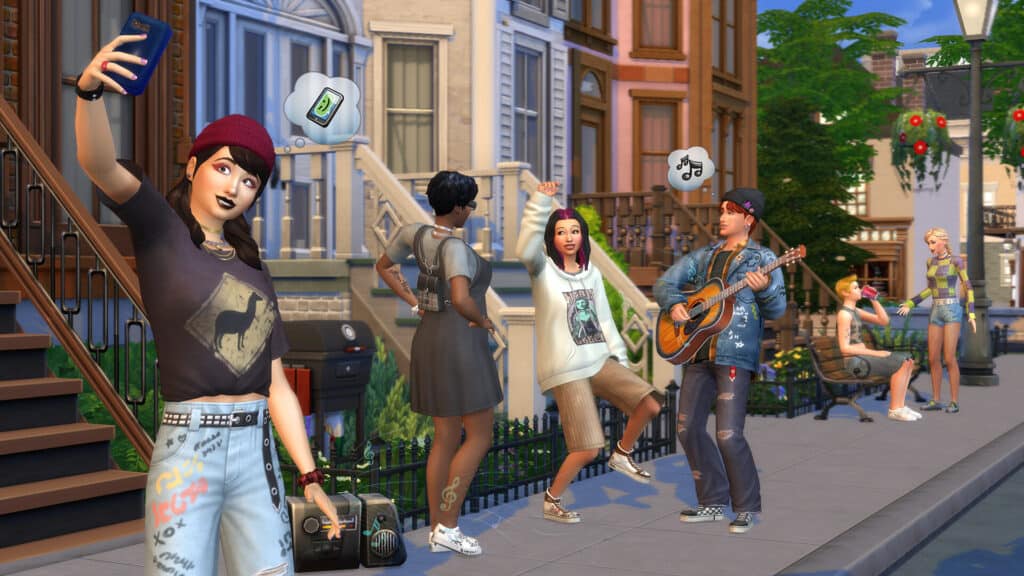 Una imagen promocional de Steam de los Sims 4