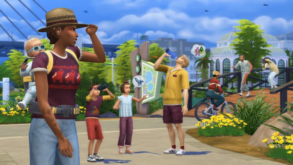 Una imagen promocional de Steam para los Sims 4