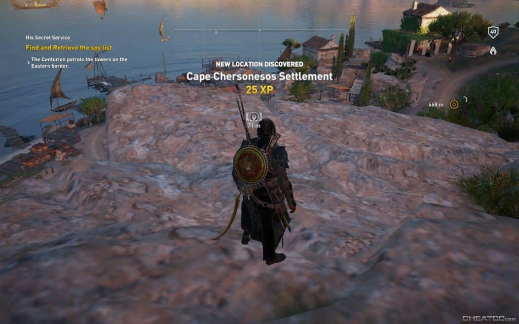 Assassins Creed Origins Guide And Walkthrough Cape Chersonesos Settlement Location 8476