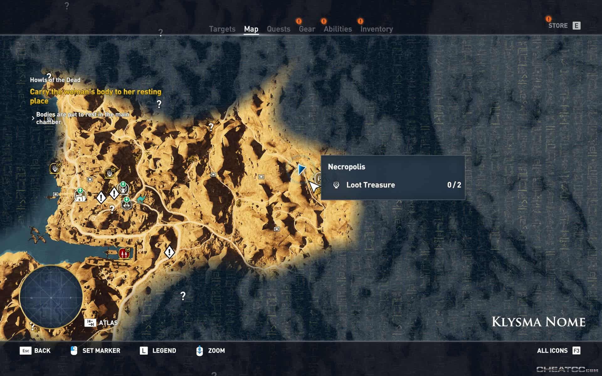 All 19 Tomb Locations and Map – Assassin's Creed Origins – WikiGameGuides