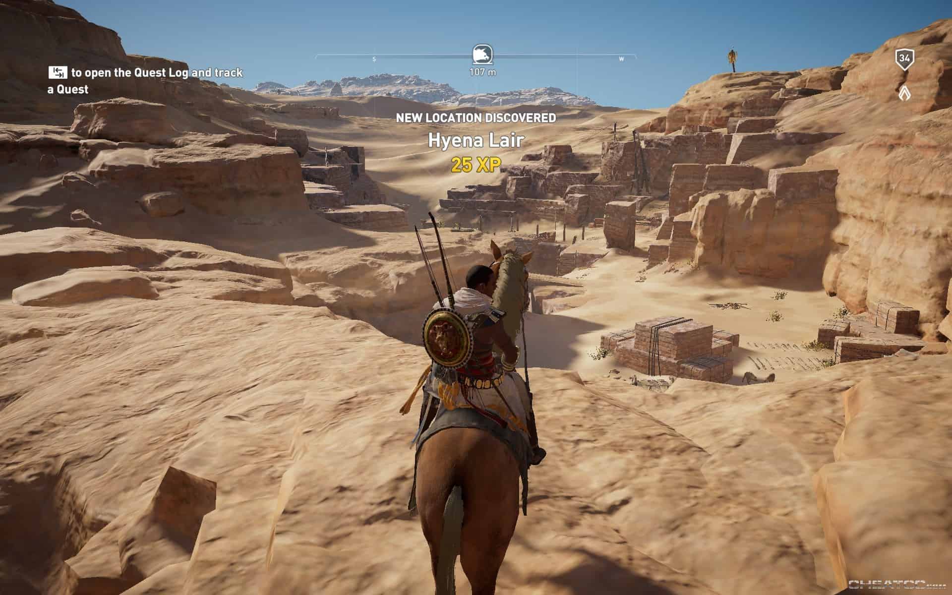 Assassin S Creed Origins Guide Walkthrough Hyena Lair Location