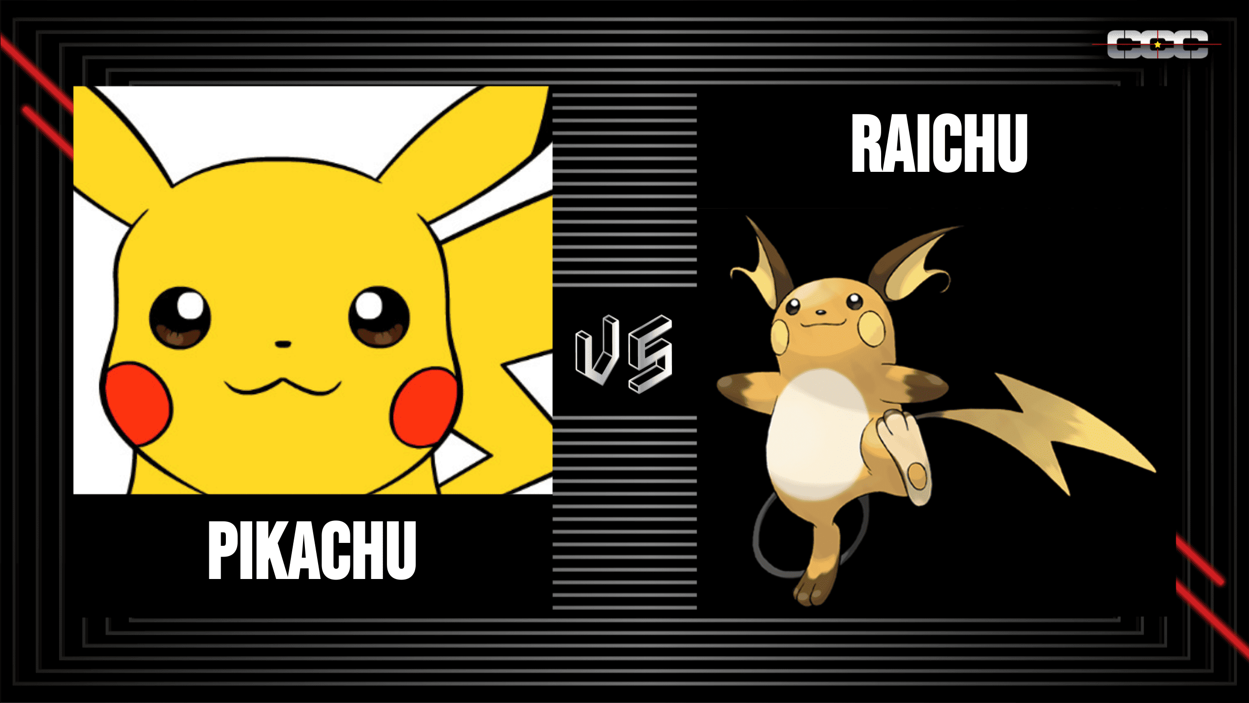 pokemon raichu and pikachu
