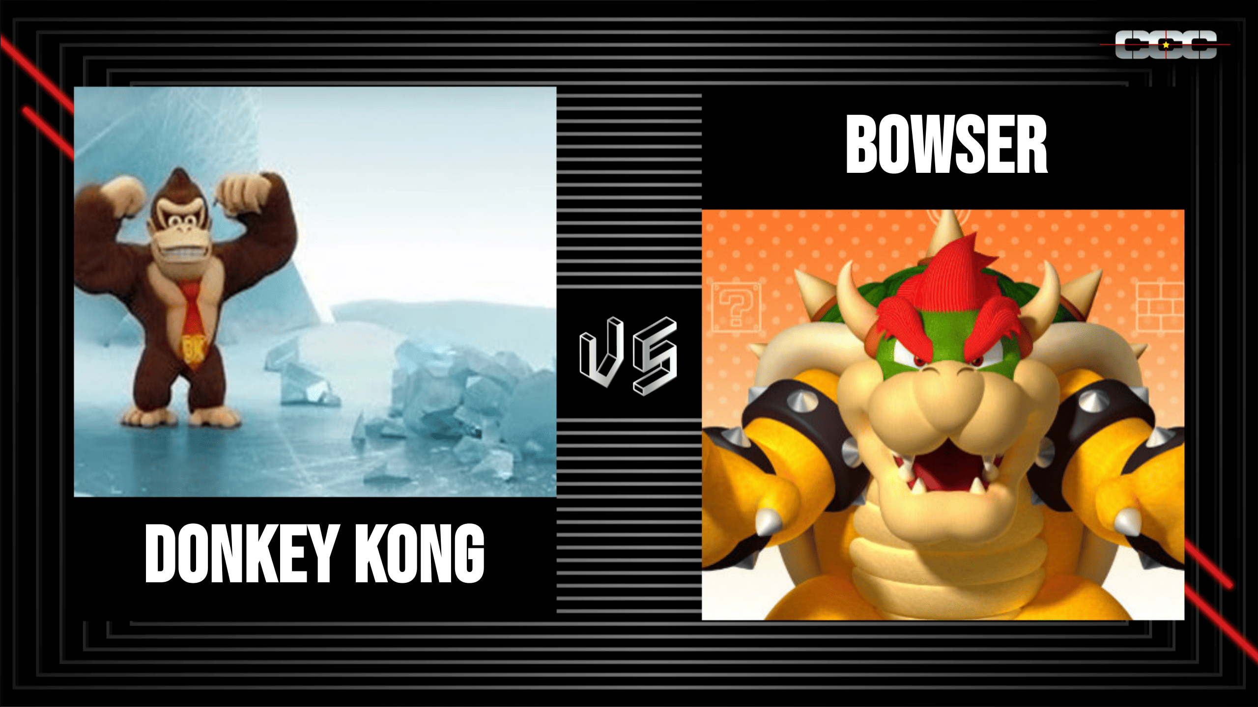 bowser vs donkey kong