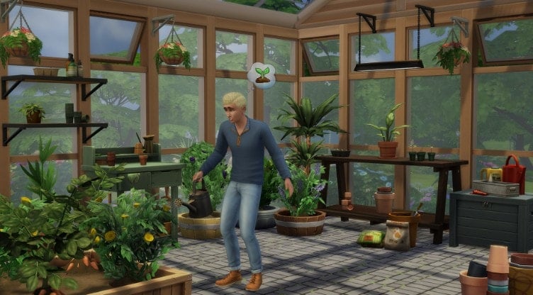 El invernadero Sims 4