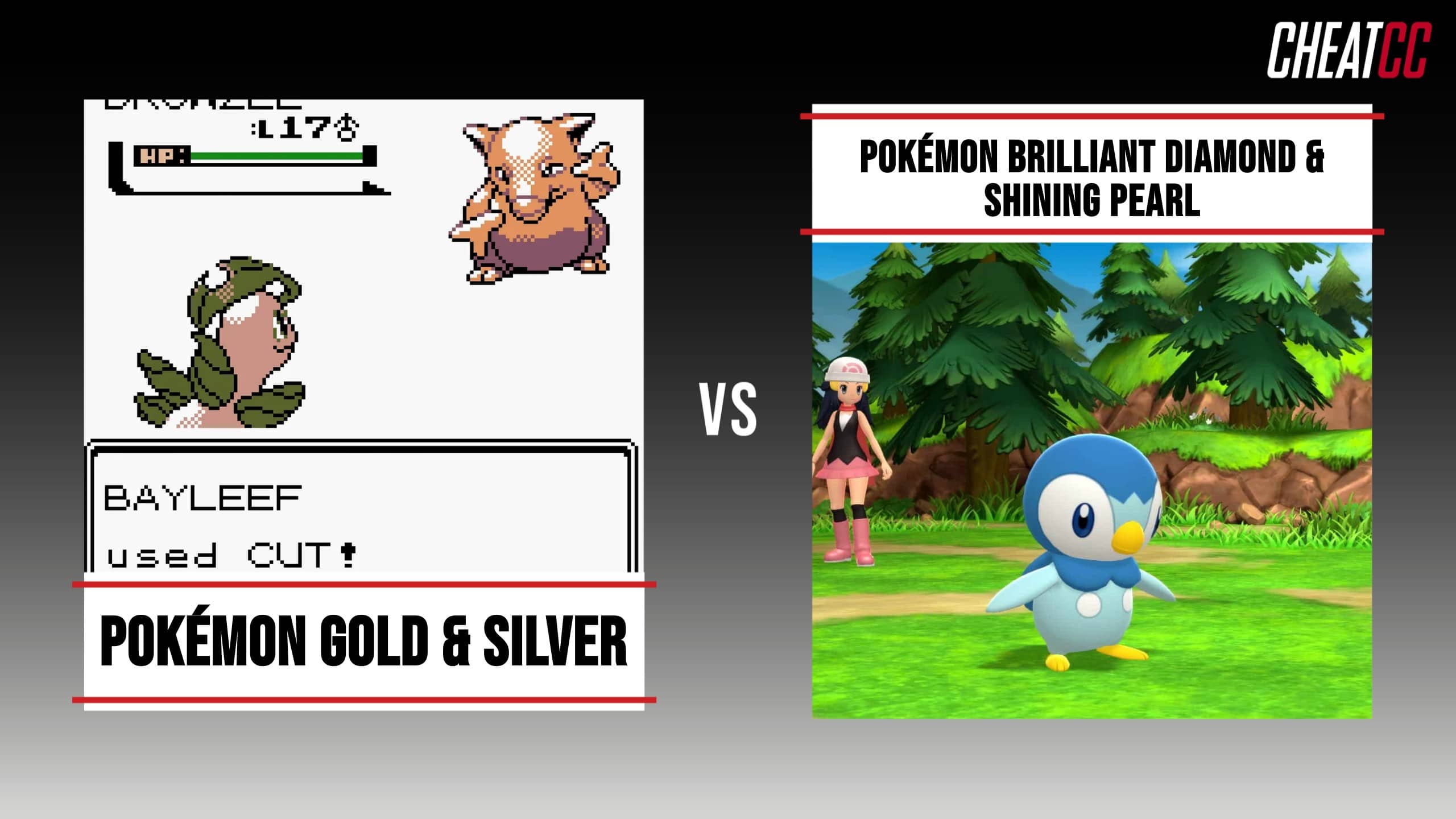 Pokémon Brilliant Diamond and Shining Pearl: Differences from the originals