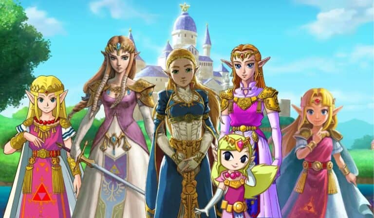 The Legend of Zelda: All Versions of Princess Zelda in Chronological ...