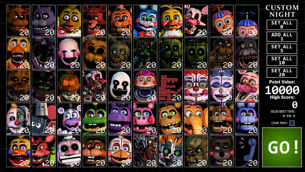 Ultimate Custom Night Cheats & Cheat Codes for Xbox One, PlayStation 4,  Windows, and More - Cheat Code Central