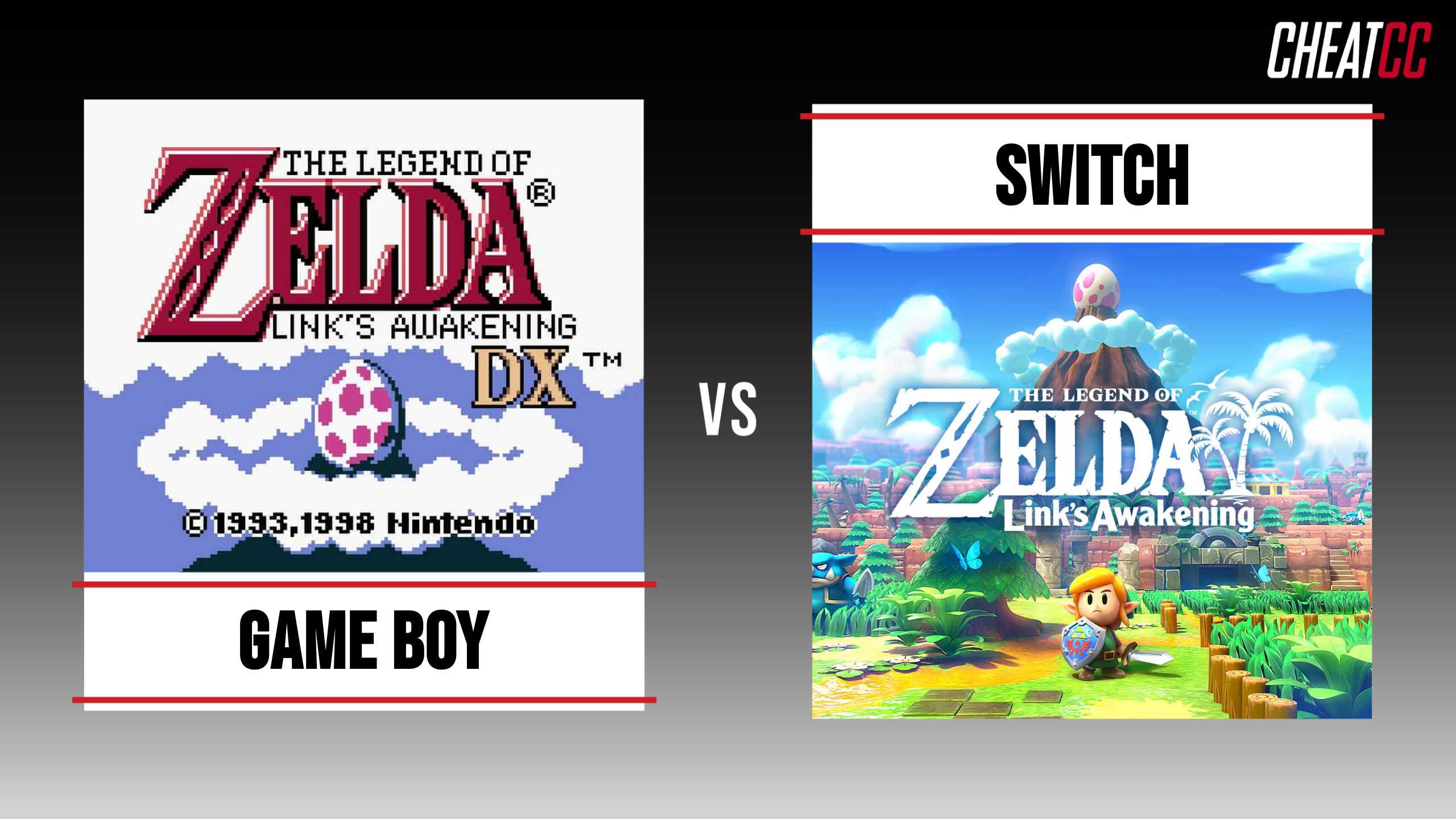 Zelda: Link\'s Awakening on Game Boy vs Switch - What Are the Differences? -  Cheat Code Central
