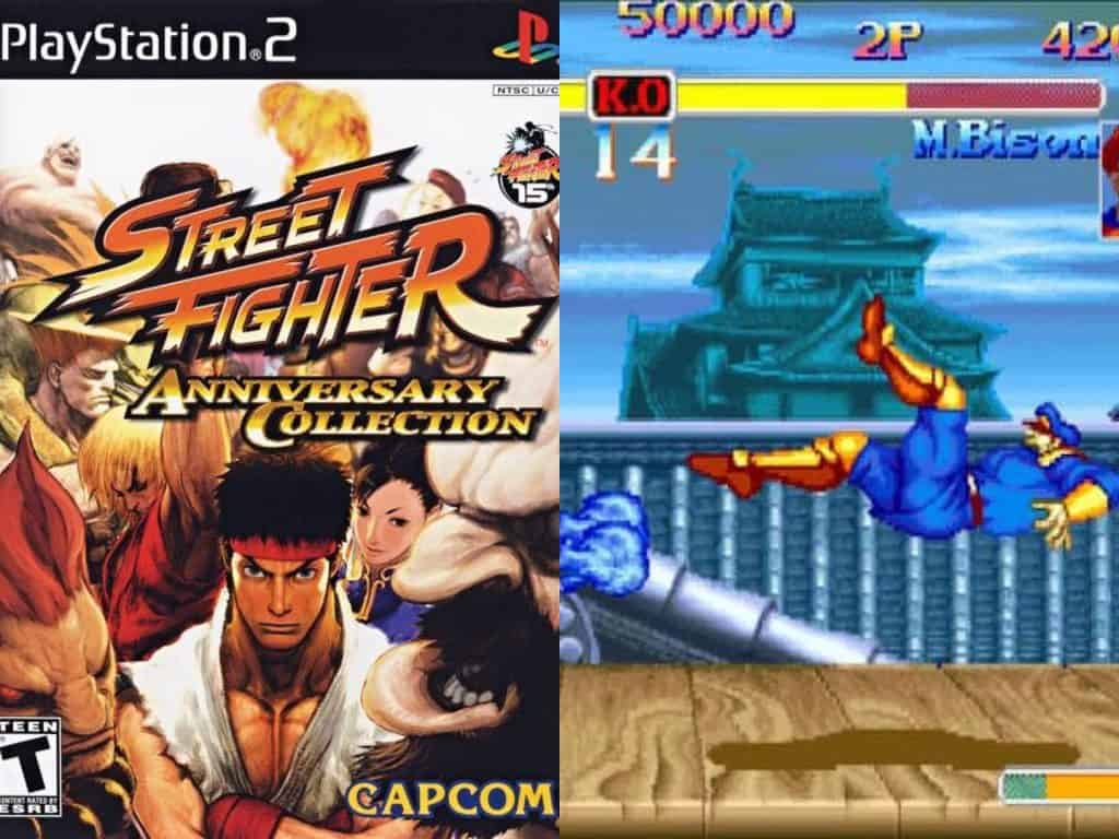 Street Fighter Anniversary box art and gameplay