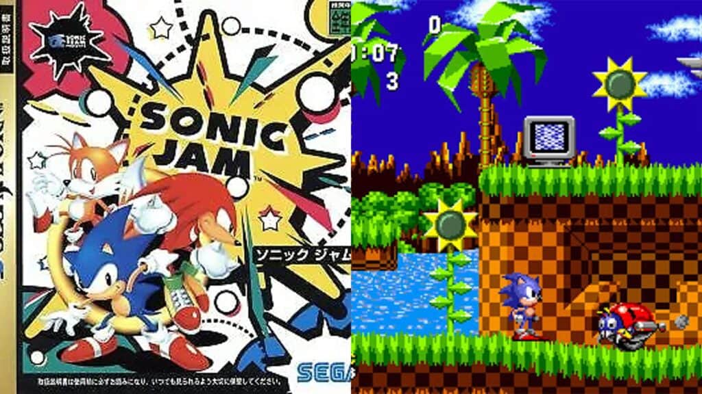 Sonic Jam box art and gameplay