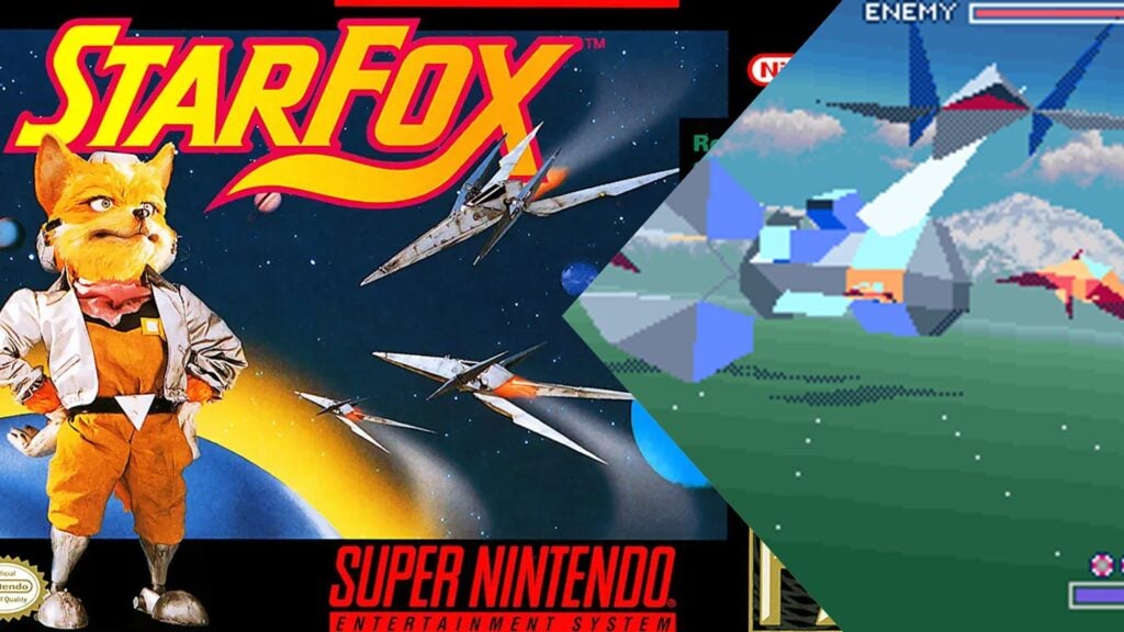 Star Fox box art and gameplay