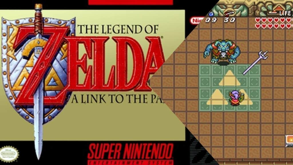The Legend of Zelda: A Link to the Past box art and gameplay